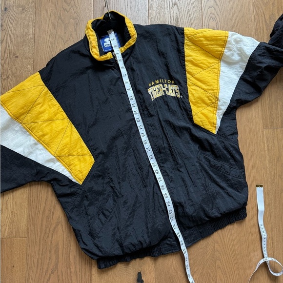 Starter Hamilton Tiger-Cats Vintage CFL 90s Jacket - Men’s L - Black & Yellow - Picture 9 of 13